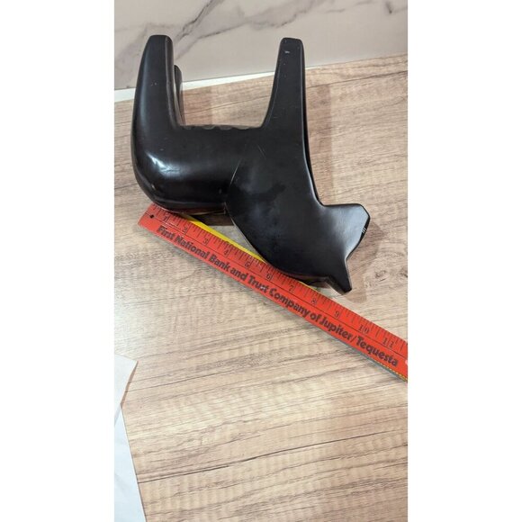 Ikea Black Wooden Horse Figurine statue Large 11"x 9.5" Swedish - Picture 10 of 10